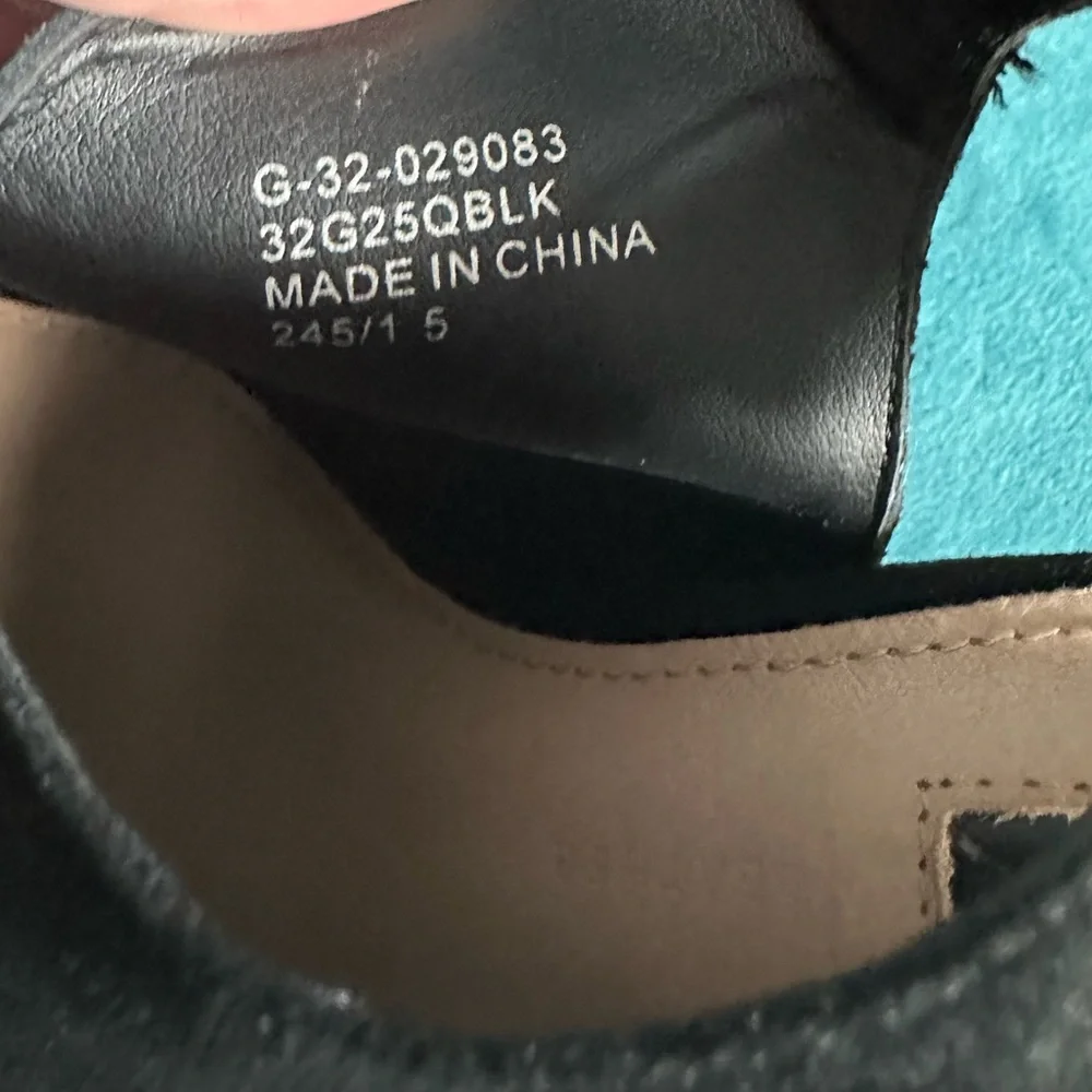 Topshop Goji Slingback Mule Black Suede - Size 39 - Picture 5 of 9